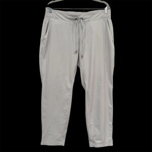 Athleta women Midtown ankle pants‎ galactic gray size 14